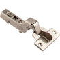 Hardware Resources - 110 degree Heavy Duty Inset Cam Adjustable Self-close Hinge without Dowels - Polished Nickel