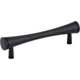 Hardware Resources - 96 mm Center-to-Center Matte Black Sedona Cabinet Pull - Matte Black