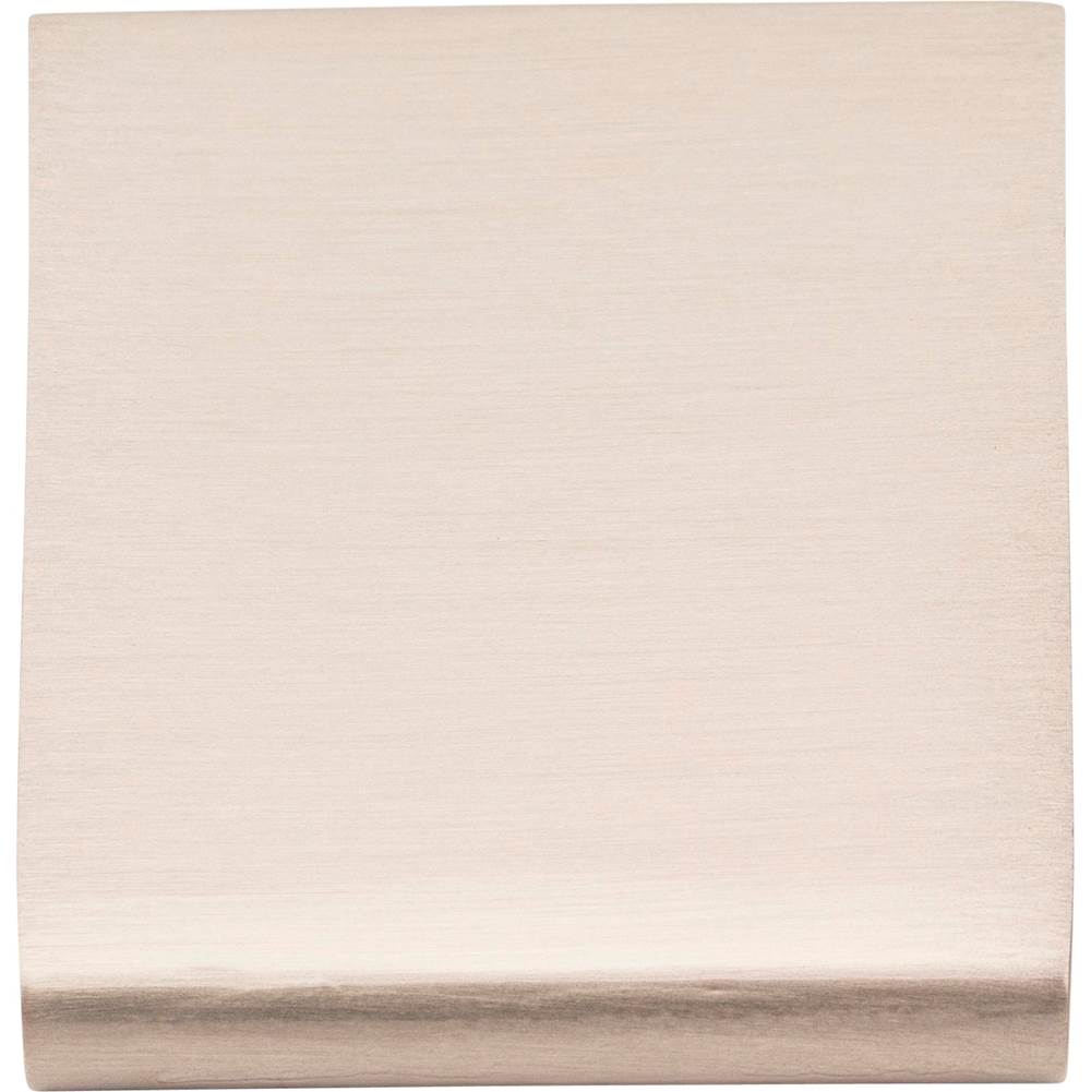 1-1/4'' Overall Length Brushed Chrome Edgefield Cabinet Tab Pull