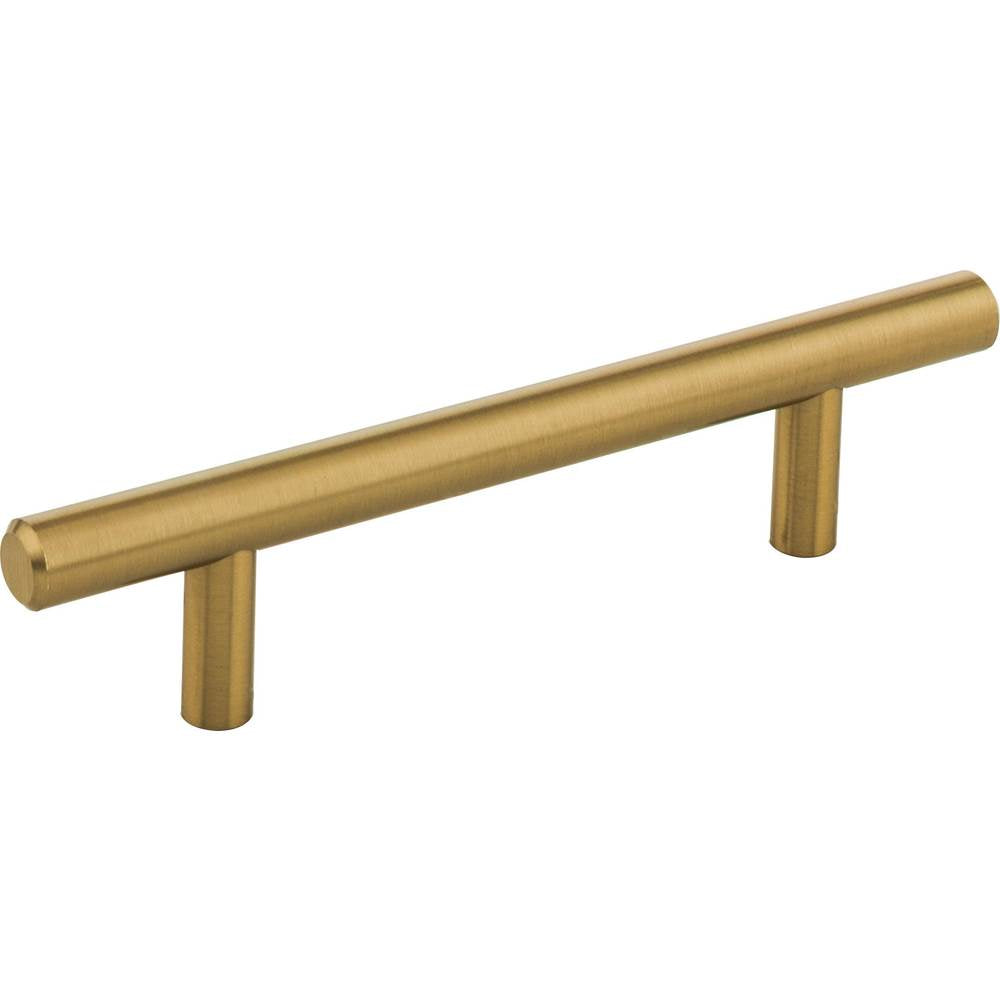 Hardware Resources - 96 mm Center-to-Center Satin Bronze Naples Cabinet Bar Pull - Satin Bronze
