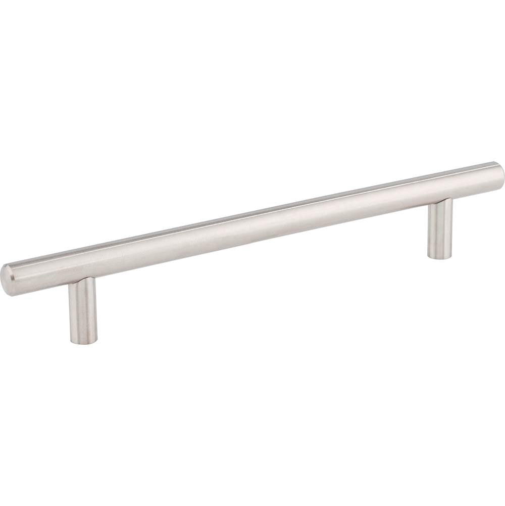 Hardware Resources - 160 mm Center-to-Center Hollow Matte Black Stainless Steel Naples Cabinet Bar Pull - Stainless Steel