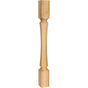 Hardware Resources - 3-1/2'' W x 3-1/2'' D x 35-1/2'' H Hard Maple Hexagonal Post - Unfinished