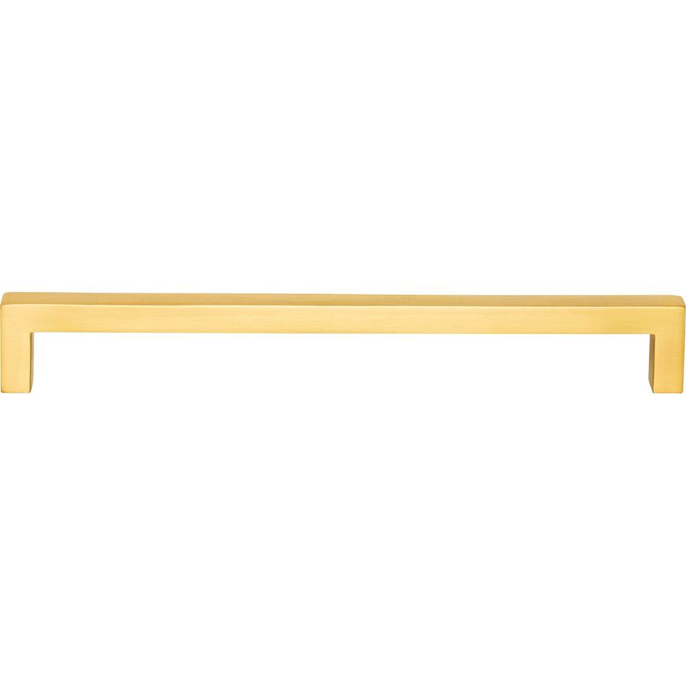 192 mm Center-to-Center Brushed Gold Square Stanton Cabinet Bar Pull