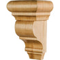 Hardware Resources - 3'' W x 2-1/2'' D x 5'' H Maple Smooth Corbel - Unfinished