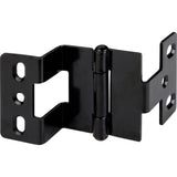 Hardware Resources - Black Powder Coat Heavy Duty 3-Knuckle 270 Degree 3/4'' x 3/4'' Hinge 19 mm x 19 mm - Black