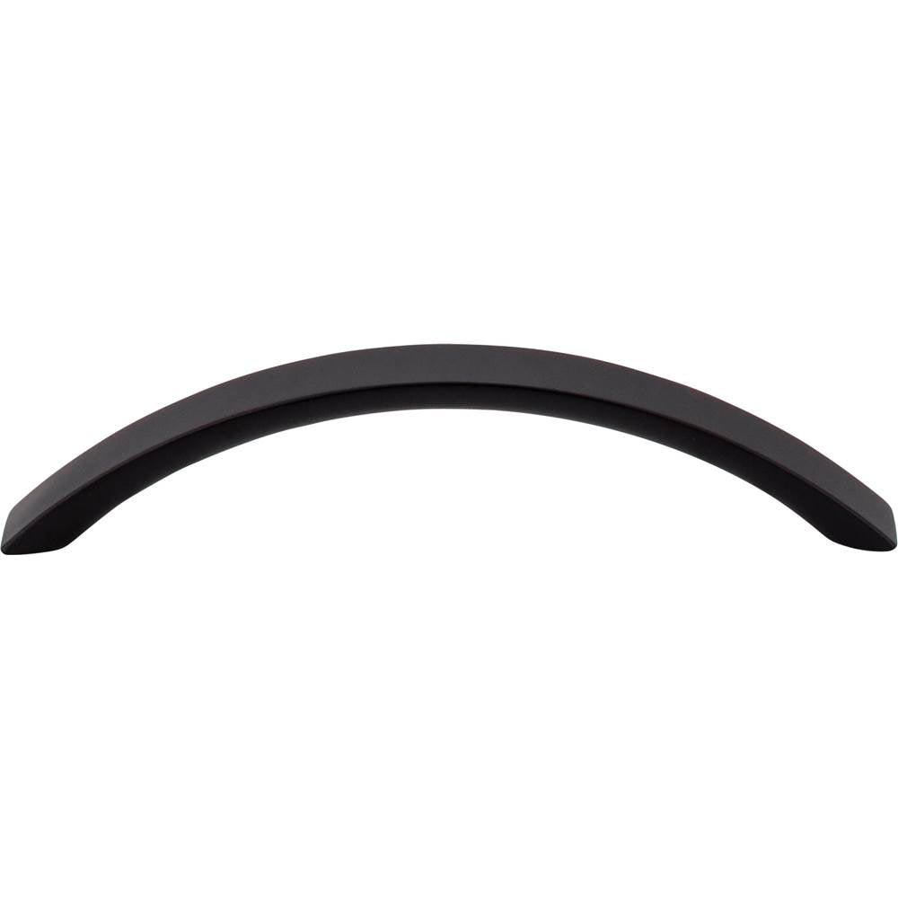 128 mm Center-to-Center Matte Black Arched Belfast Cabinet Pull