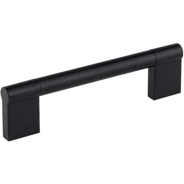 Hardware Resources - 128 mm Center-to-Center Matte Black Knox Cabinet Bar Pull - Matte Black