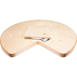 28'' Kidney Wood Lazy Susan Shelf with Swivel