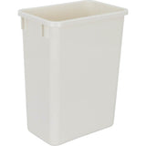Hardware Resources - Box of 4 White 35 Quart Plastic Waste Containers - White