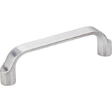 Hardware Resources - 96 mm Center-to-Center Brushed Chrome Brenton Cabinet Pull - Brushed Chrome