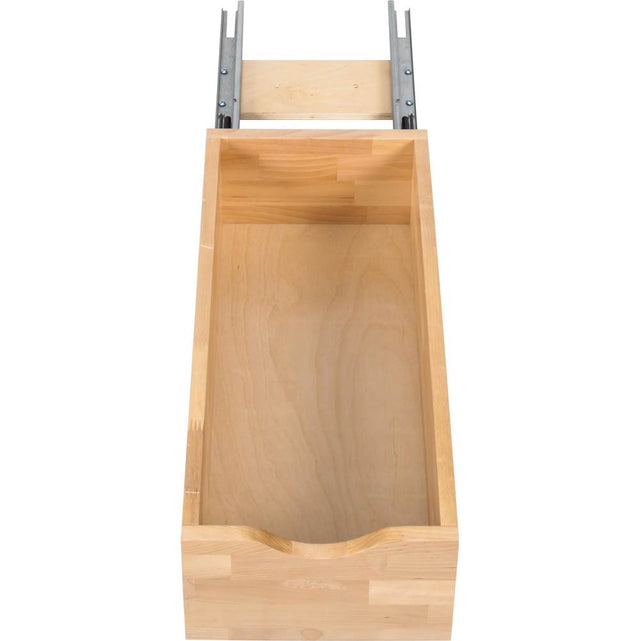 Hardware Resources - 12'' Wood Rollout Drawer - UV Coated