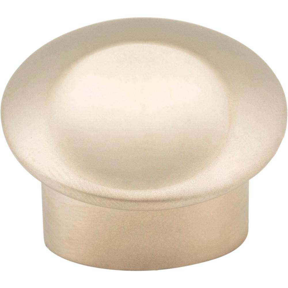 1-1/4'' Diameter Dull Nickel Round Capri Cabinet Knob