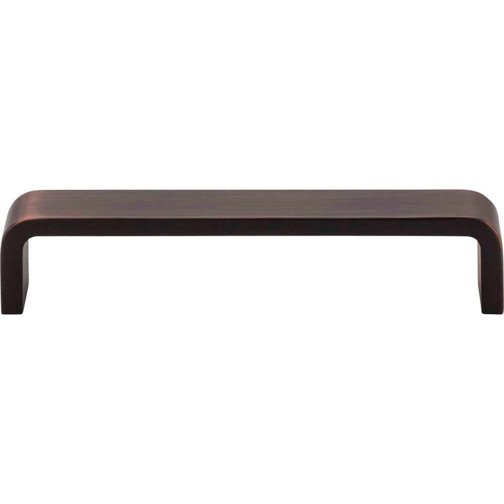 128 mm Center-to-Center Brushed Chrome Square Asher Cabinet Pull