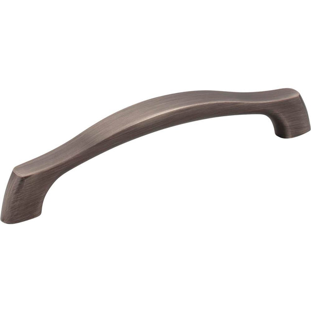 Hardware Resources - 128 mm Center-to-Center Brushed Pewter Aiden Cabinet Pull - Brushed Pewter