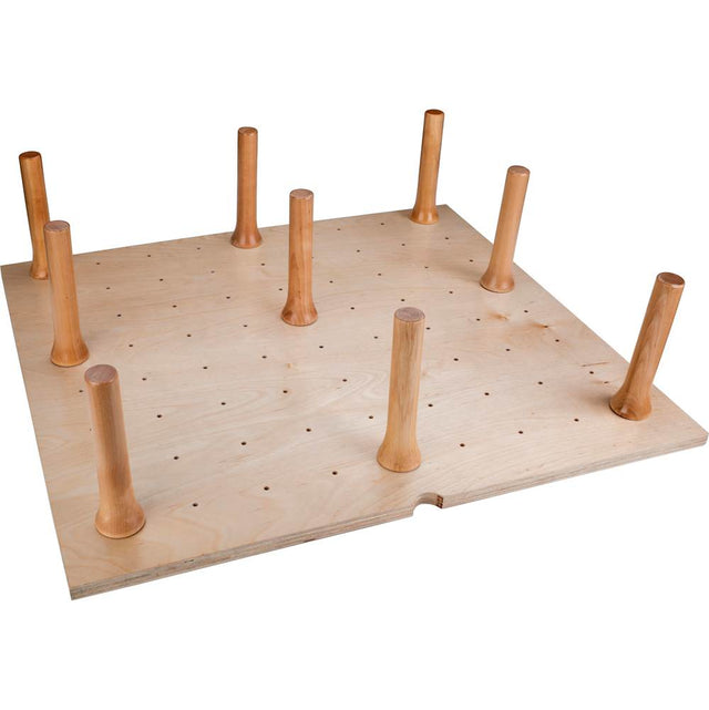 Hardware Resources - 12-Peg Drop-In Peg Board Drawer Insert - UV Coated