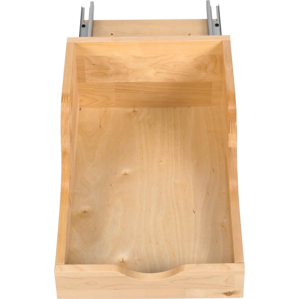 Hardware Resources - 15'' Wood High Back Rollout for Vanity Depth - UV Coated