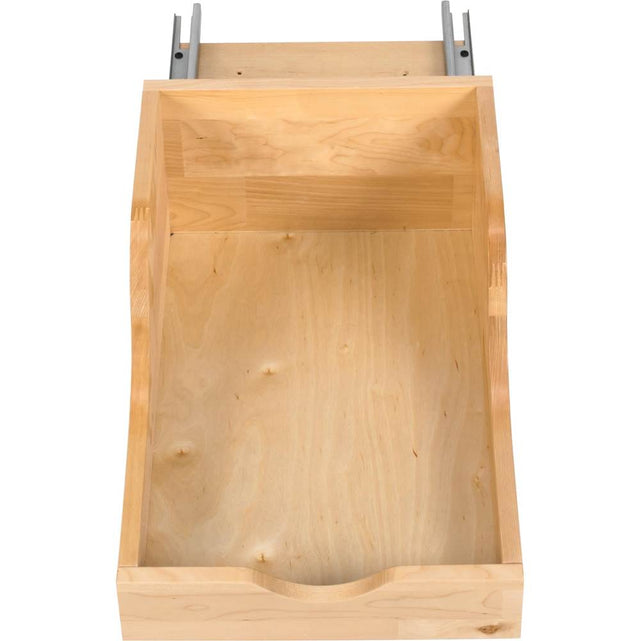 Hardware Resources - 15'' Wood High Back Rollout for Vanity Depth - UV Coated