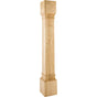 Hardware Resources - 6'' W x 6'' D x 42'' H Cherry Square Post - Unfinished