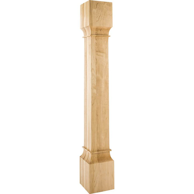 Hardware Resources - 6'' W x 6'' D x 42'' H White Birch Square Post - Unfinished