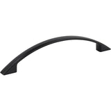 Hardware Resources - 128 mm Center-to-Center Matte Black Arched Somerset Cabinet Pull - Matte Black