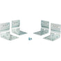 Hardware Resources - Cabinet Mounting Brackets for 303 Series Ball Bearing Slides and USE Series Undermount Slides - Zinc