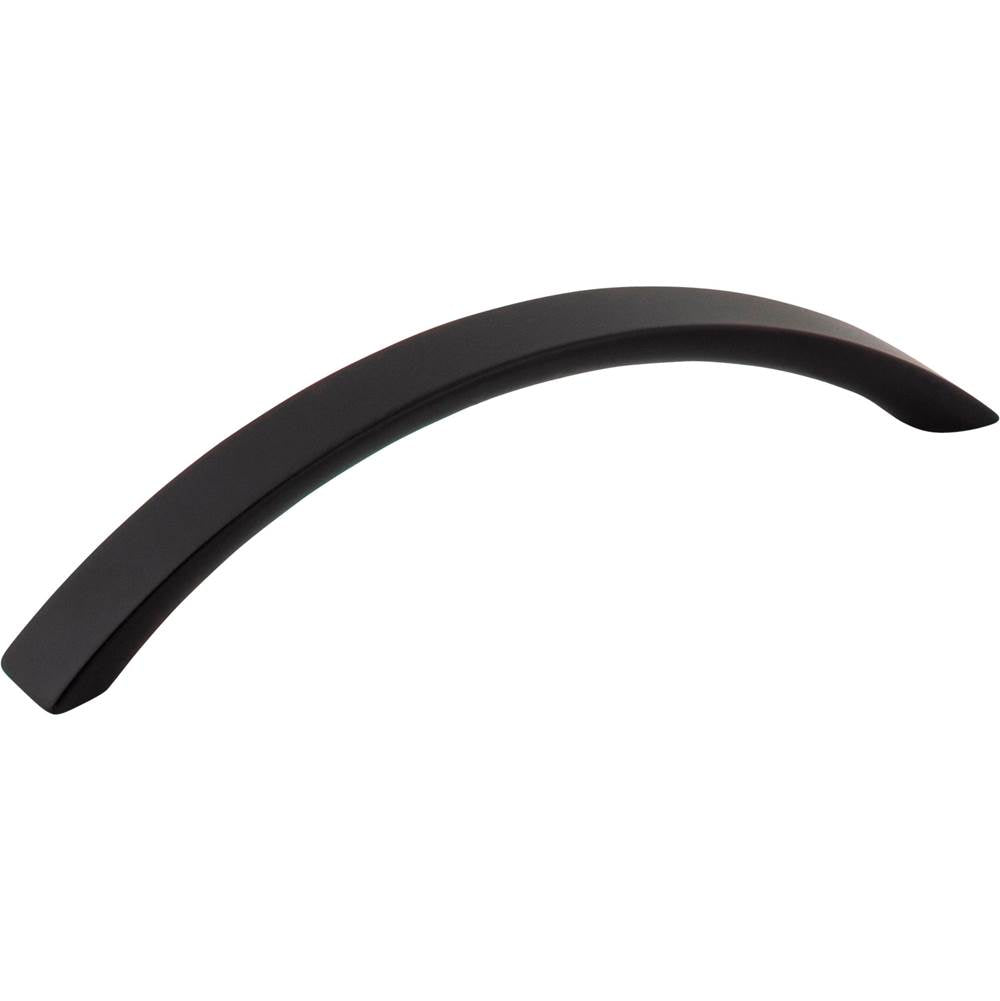 Hardware Resources - 128 mm Center-to-Center Matte Black Arched Belfast Cabinet Pull - Matte Black