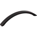 Hardware Resources - 128 mm Center-to-Center Matte Black Arched Belfast Cabinet Pull - Matte Black