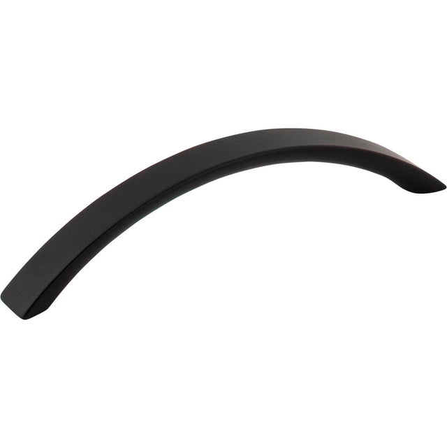 Hardware Resources - 128 mm Center-to-Center Matte Black Arched Belfast Cabinet Pull - Matte Black