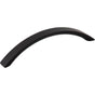 Hardware Resources - 128 mm Center-to-Center Matte Black Arched Belfast Cabinet Pull - Matte Black