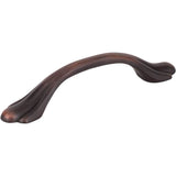 Hardware Resources - 3'' Center-to-Center Brushed Oil Rubbed Bronze Gatsby Cabinet Pull - Brushed Oil Rubbed Bronze