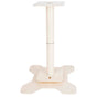 Hardware Resources - Lazy Susan Pole System for Two Kidney Shelves - Cream White