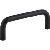 Hardware Resources - 3'' Center-to-Center Matte Black Torino Cabinet Wire Pull - Matte Black