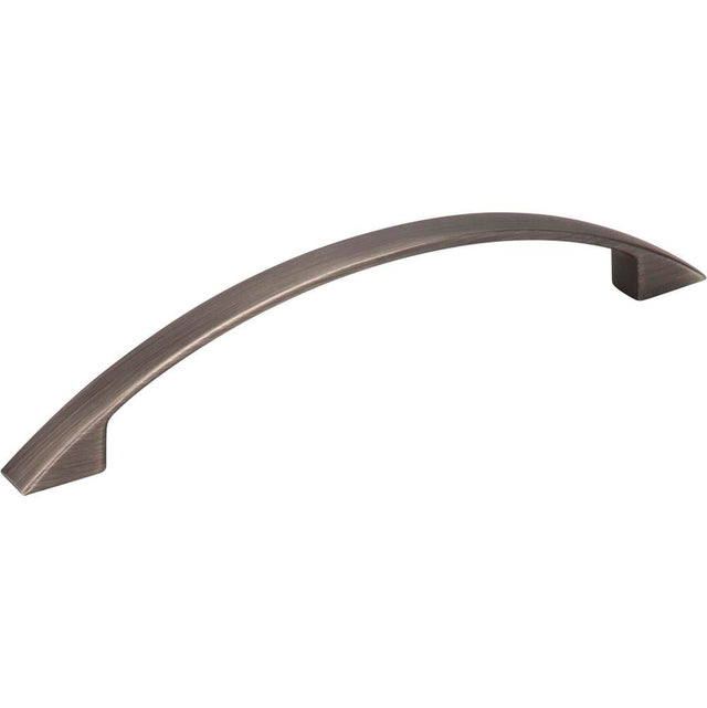 Hardware Resources - 128 mm Center-to-Center Brushed Pewter Arched Somerset Cabinet Pull - Brushed Pewter