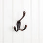 Hardware Resources - 4'' Brushed Oil Rubbed Bronze Large Triple Prong Wall Mounted Hook - Brushed Oil Rubbed Bronze