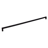 Hardware Resources - 448 mm Center-to-Center Matte Black Square Stanton Cabinet Bar Pull - Matte Black