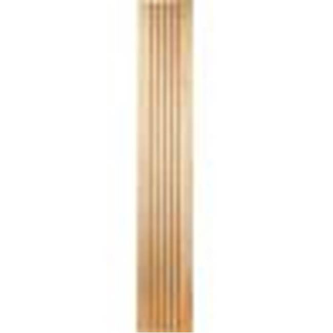 Hardware Resources - 5/8'' D x 3-1/2'' H Alder Fluted Moulding - Unfinished