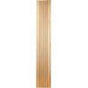 Hardware Resources - 5/8'' D x 3-1/2'' H Alder Fluted Moulding - Unfinished