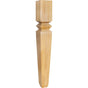 Hardware Resources - 5'' W x 5'' D x 42'' H Maple Diamond Tapered Post - Unfinished