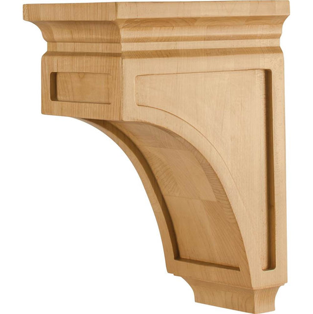 Hardware Resources - 5'' W x 7'' D x 10'' H Hard Maple Mission Corbel - Unfinished