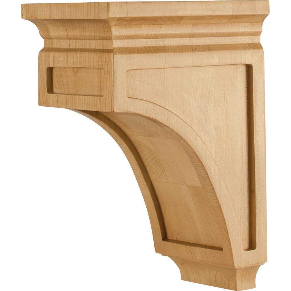 Hardware Resources - 5'' W x 7'' D x 10'' H Rubberwood Mission Corbel - Unfinished