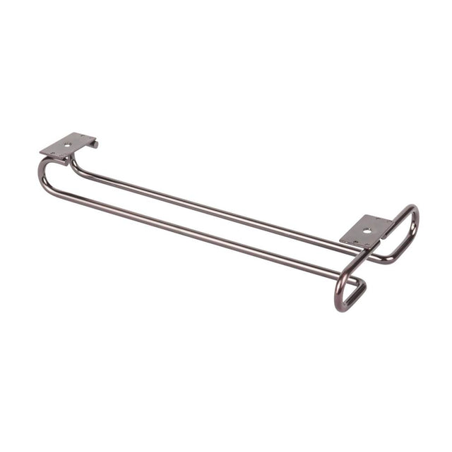 Hardware Resources - Brushed Oil Rubbed Bronze Under Cabinet Stemware Rack - Brushed Oil Rubbed Bronze