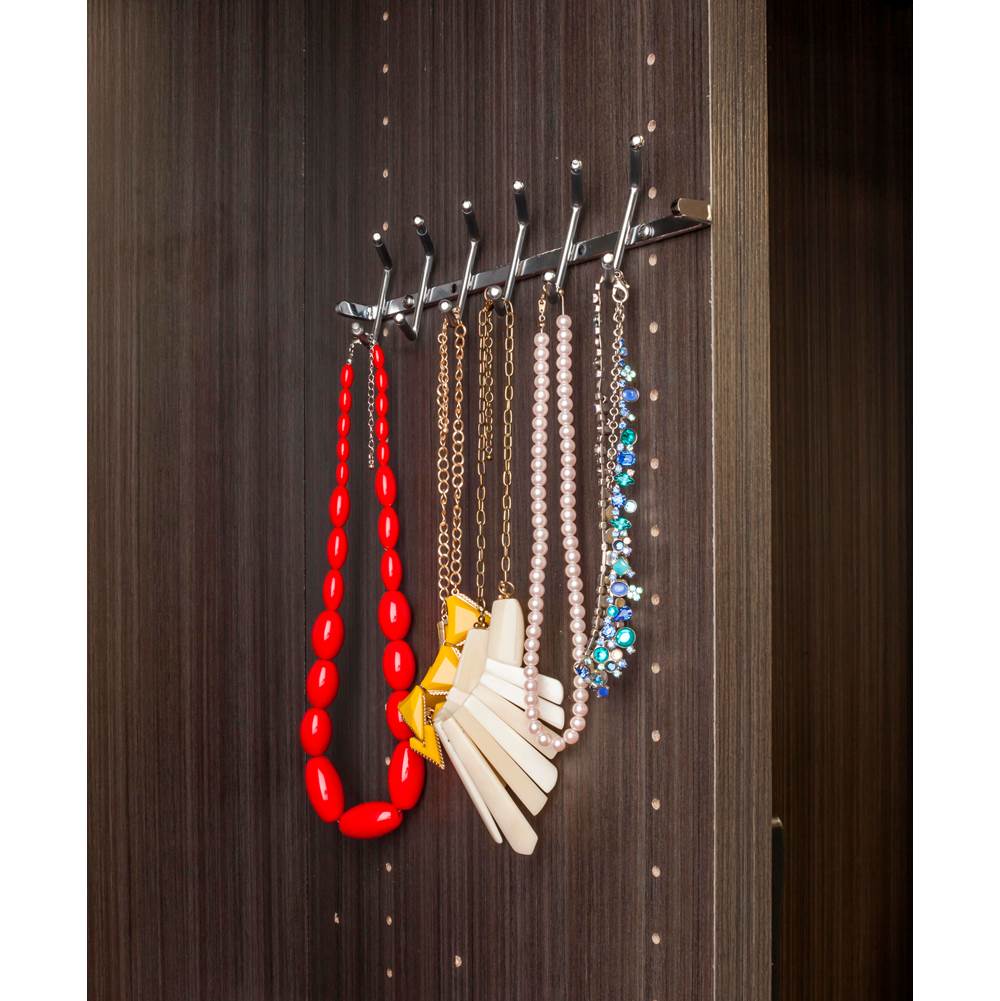 Brushed Oil Rubbed Bronze Screw-Mount Tie Rack