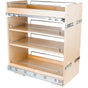 Hardware Resources - 11'' ''No Wiggle'' Base Cabinet Soft-close Pullout, Pre-Assembled - UV Coated