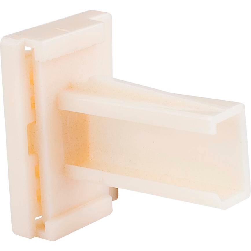 Hardware Resources - Adjustable Rear Mounting Socket with Dowels For 9400/9500 Series Slides Right - White