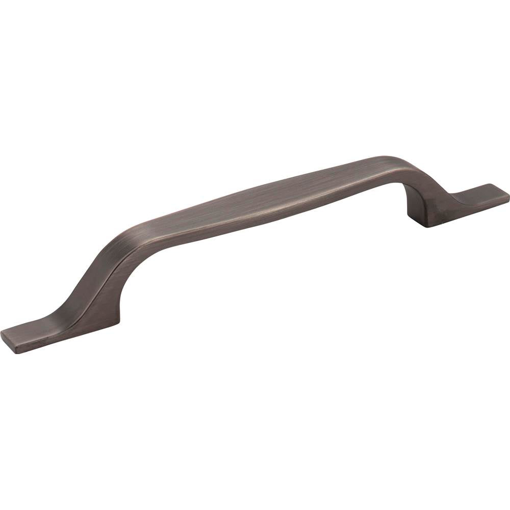 Hardware Resources - 128 mm Center-to-Center Brushed Pewter Square Cosgrove Cabinet Pull - Brushed Pewter
