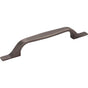 Hardware Resources - 128 mm Center-to-Center Brushed Pewter Square Cosgrove Cabinet Pull - Brushed Pewter