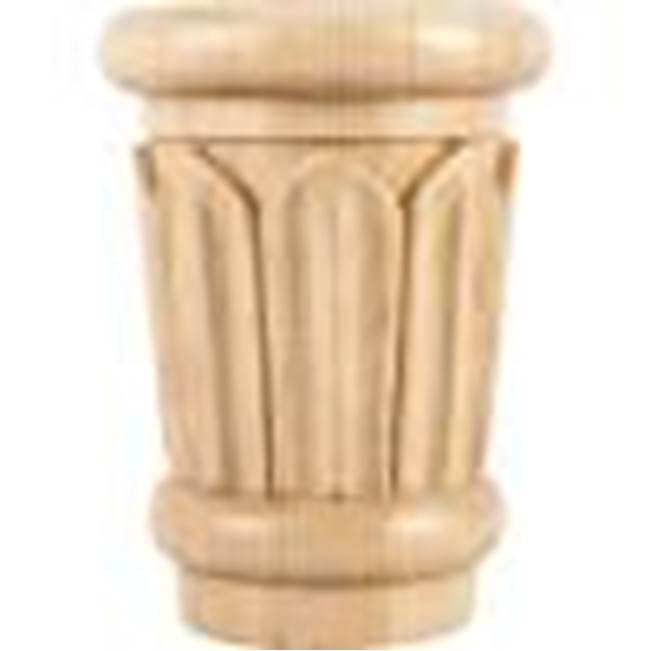 Hardware Resources - 3-7/16'' W x 1-3/4'' D x 4-13/16'' H Oak Reed Capital - Unfinished