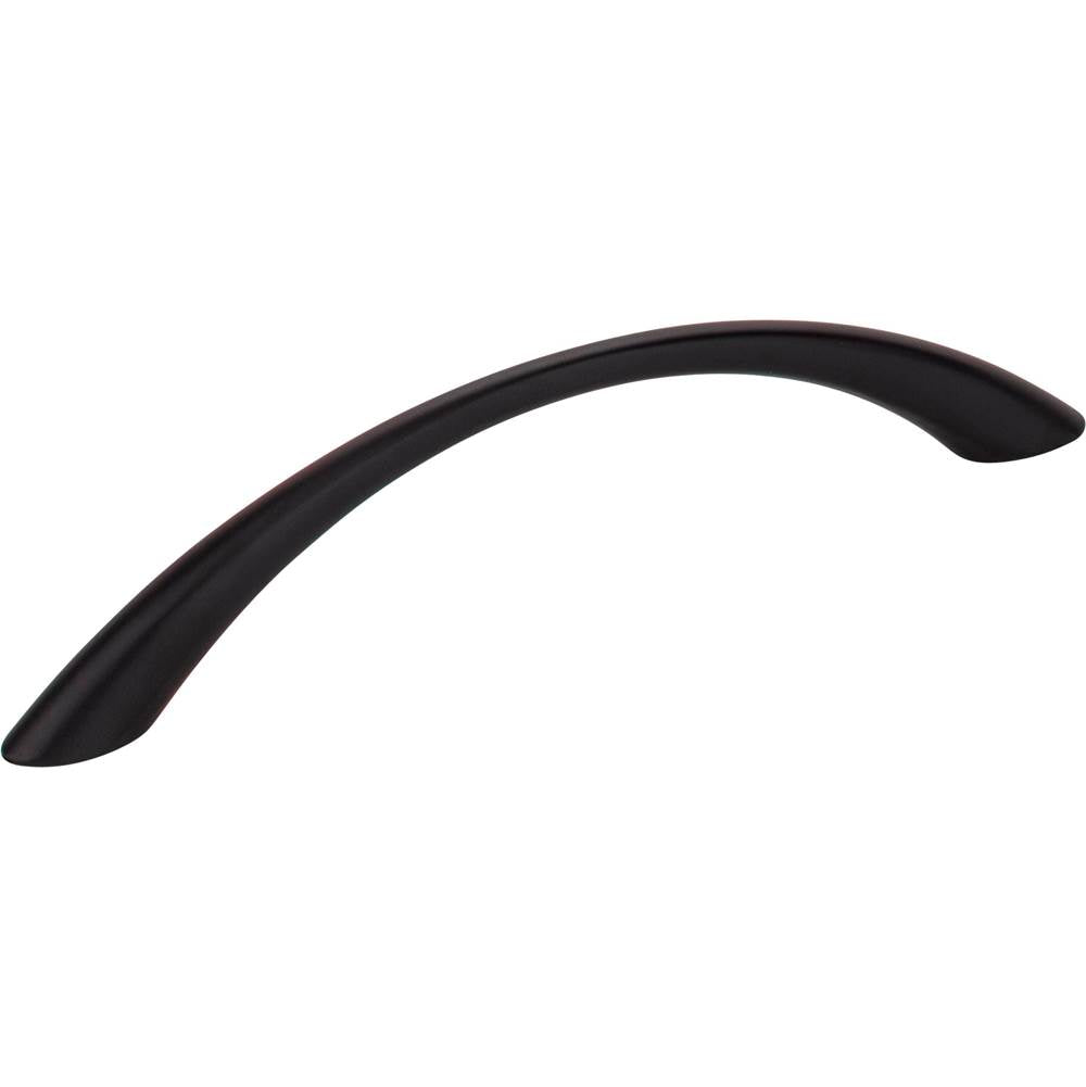 Hardware Resources - 128 mm Center-to-Center Black Arched Verona Cabinet Pull - Matte Black
