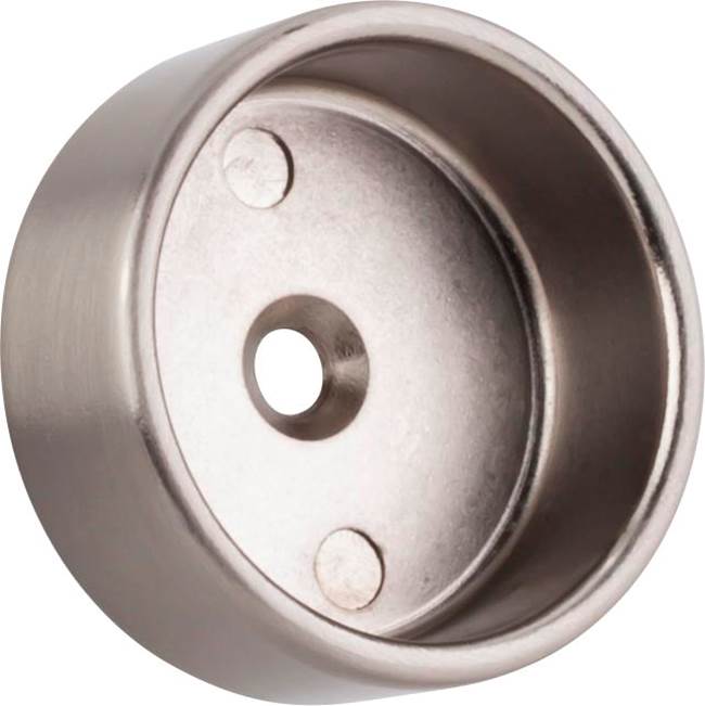Hardware Resources - Satin Nickel Closed Knock-In Mounting Bracket for 1-5/16'' Round Closet Rods - Satin Nickel