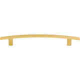 160 mm Center-to-Center Brushed Gold Square Thatcher Cabinet Bar Pull